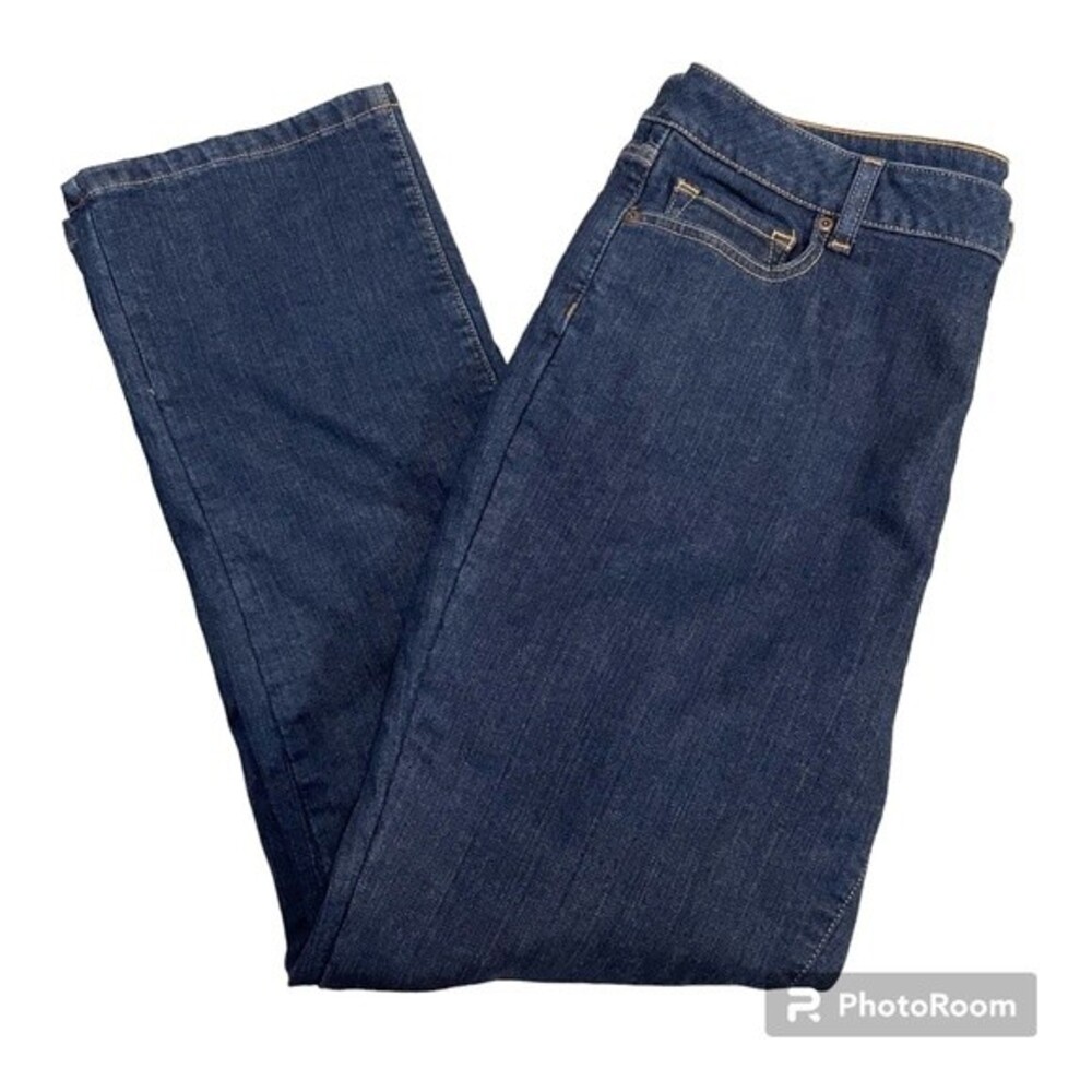 L.L. Bean Fleece Lined Woman's Jeans Classic Fit Straight Leg Size 16R